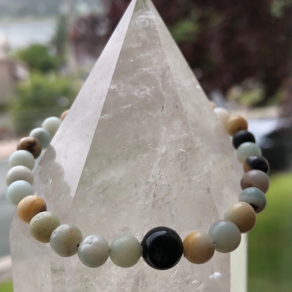 • Amazonite + Shungite • - Picture 2 of 5